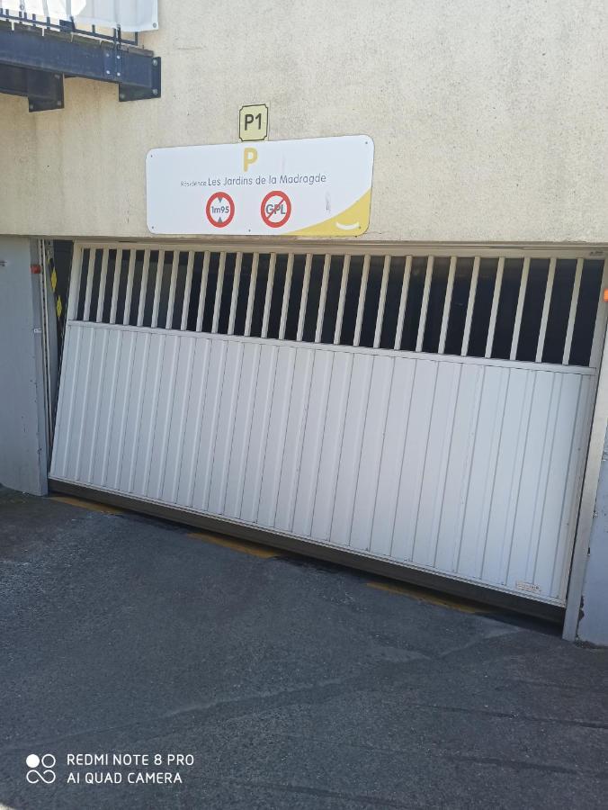 Port Studio Piscine, Parking, Prive,Navette Aeroport Agde Exterior foto